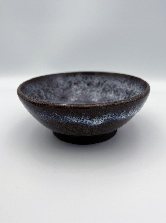 Small Snack Bowl - White dip texture