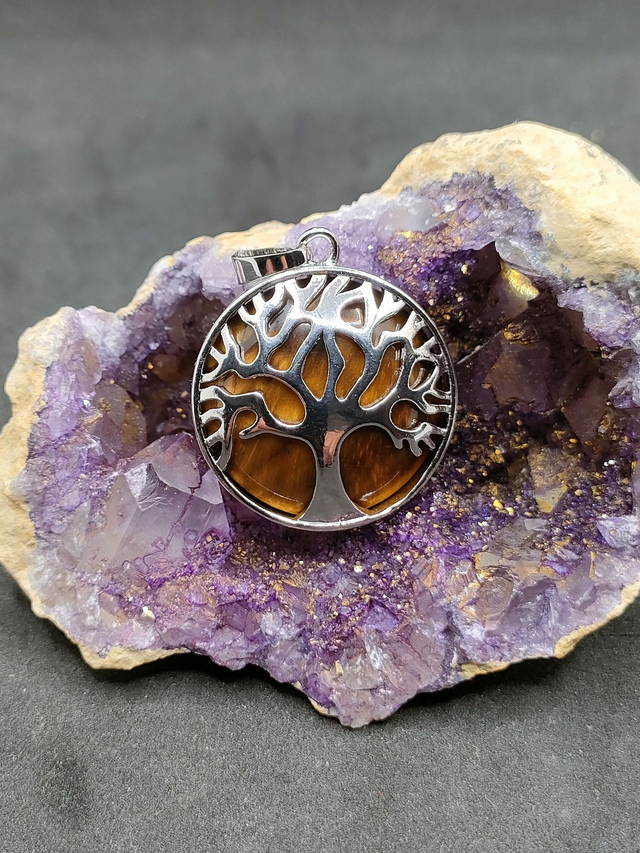 PENDENTIFS EN OEIL DU TIGRE