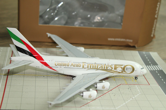 Emirates A380 (A6-EVG ) &quot;UAE 50th Anniversary&quot;, 1:400