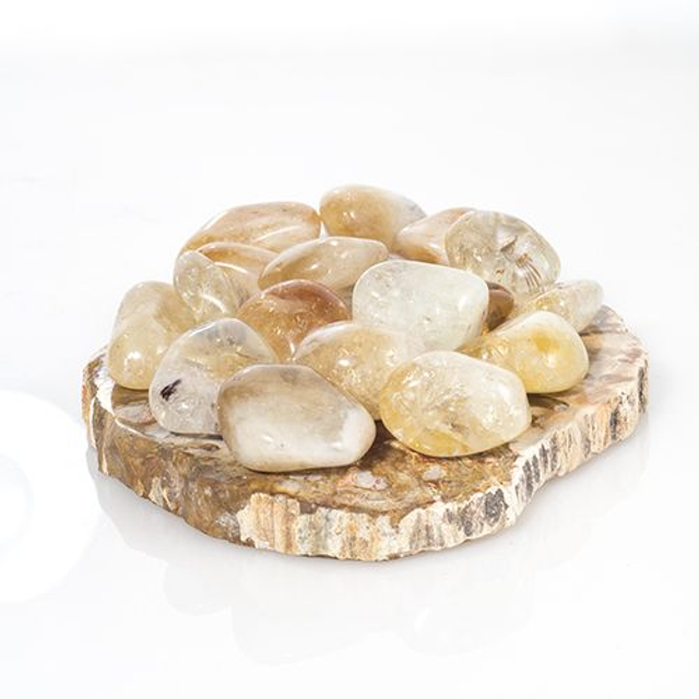 pierre roulée citrine 