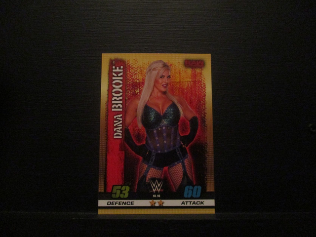 Dana Brooke - Raw Slam Attax 10th Edition Original Trading Card #96