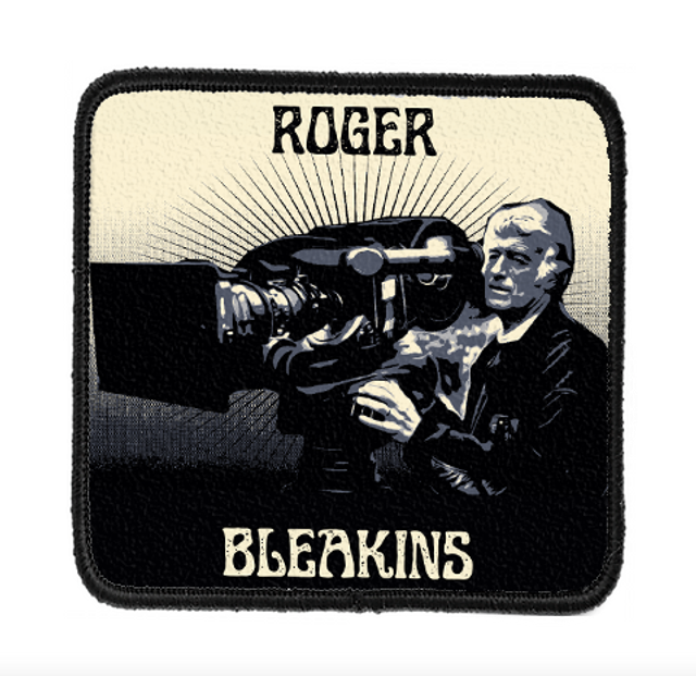 &quot;BLEAKINS&quot; - Roger Bleakins  7cmx7cm Velcro Patch - Black