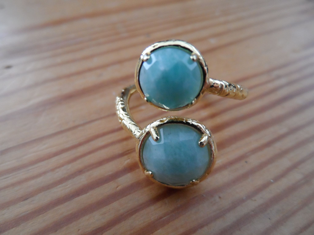 Bague en Amazonite