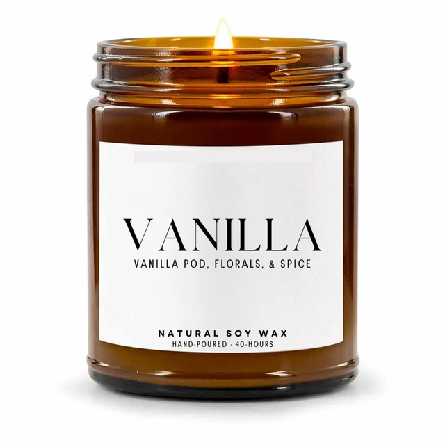 Vanilla Natural Soy Wax Candle