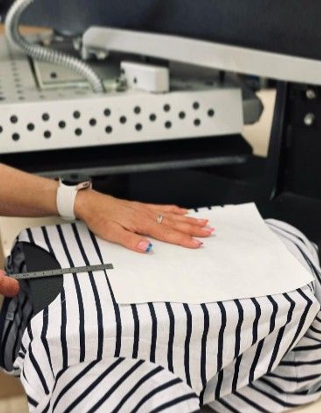 Flocage T-Shirt face avant ou arrière ( 30X30cm)