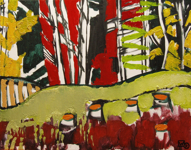 Miejsce, 40x50 alkid płótno