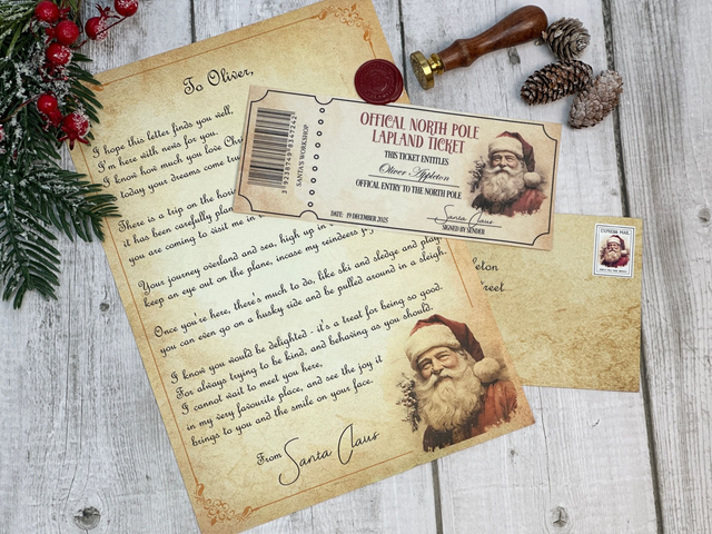 Lapland Invite and ticket 