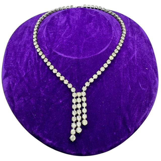 Art Deco style vintage tassel necklace