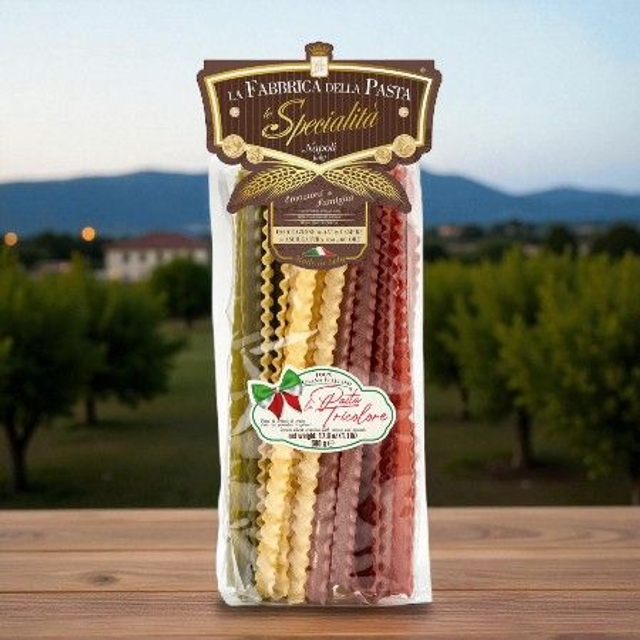 Mafaldine tricolore - La Fabbrica della Pasta di Gragnano - 500gr