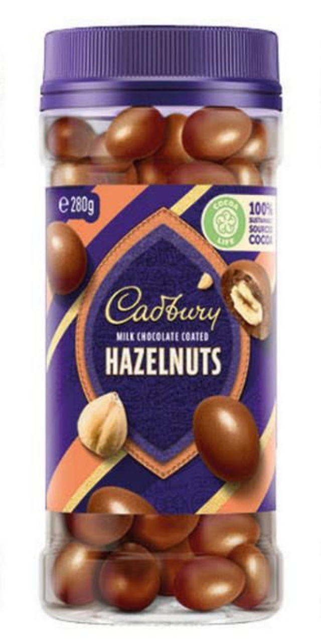 Cadbury Milk Chocolate Coated Hazelnuts 280g