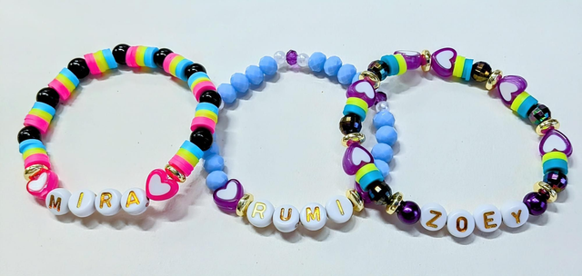 K-Pop Triple Stretch Bracelet Set