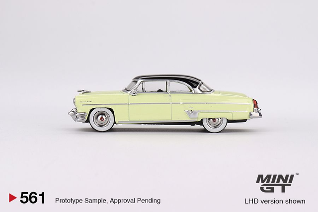 MGT00561 Mini GT 1/64 Lincoln Capri 1954 Premier Yellow (LHD)
