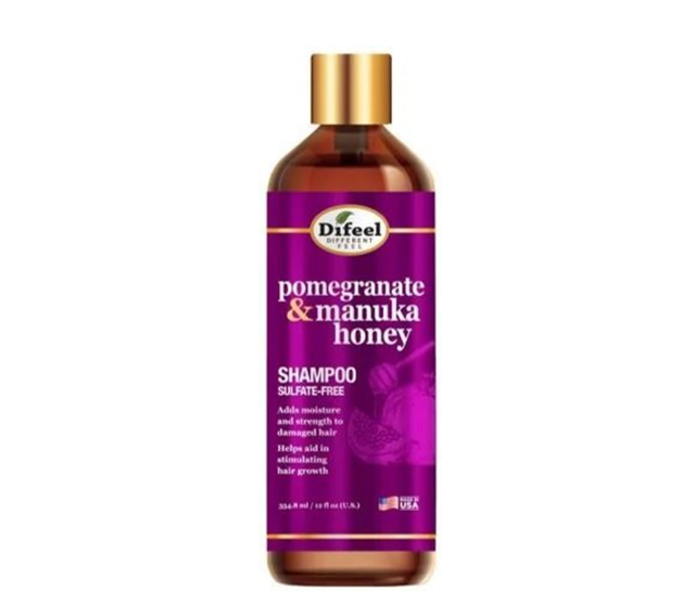 DIFEEL: POMEGRANATE MANUKA HONEY SULFATE FREE SHAMPOO 12OZ 