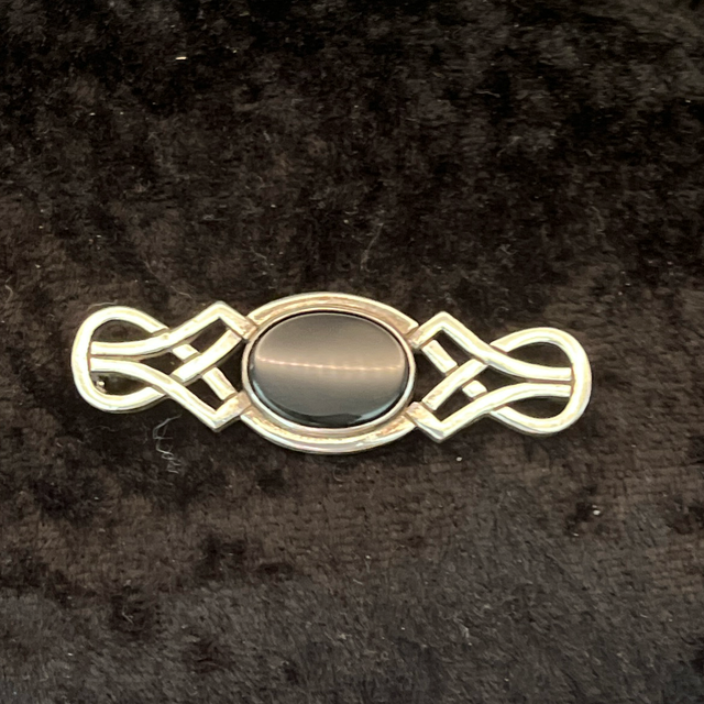 Vintage Ortak Sterling Silver Celtic Brooch