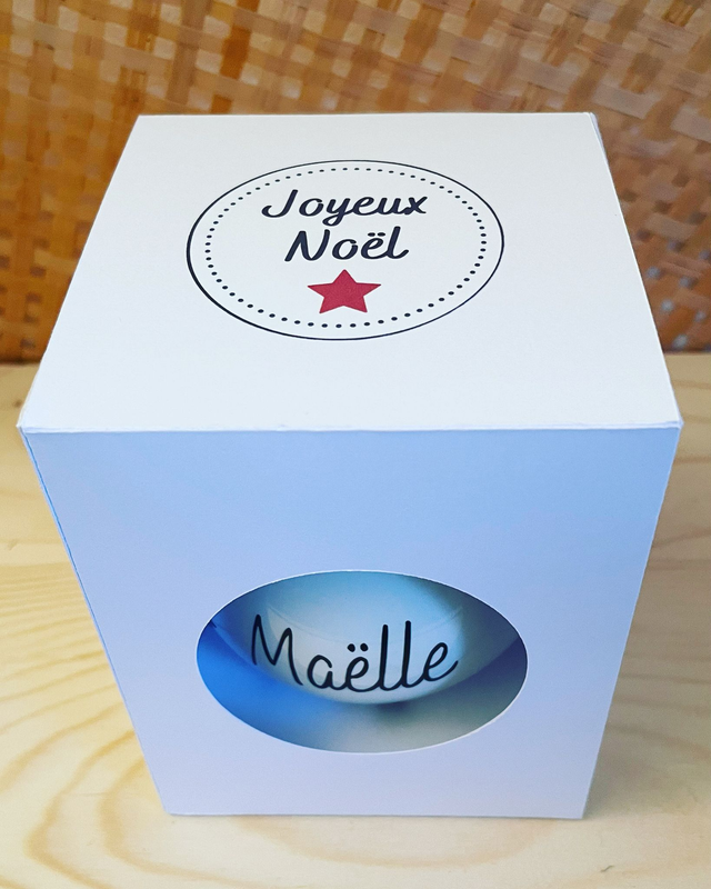 Boîte boule de Noël
