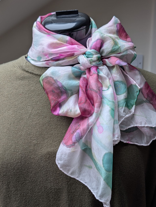 Paint Your Own Silk Scarf Workshop MAY 8th 6pm - 8pm