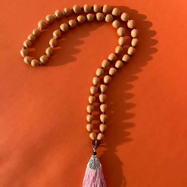 Japamala 54 contas Rosa — Peça ÚNICA