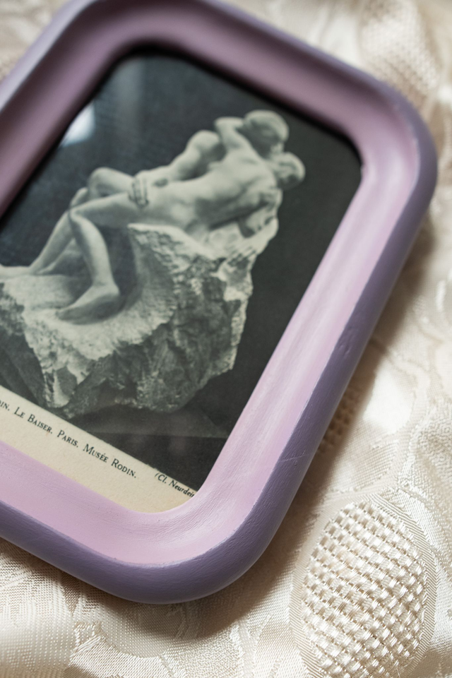 Neon Lovers 💜Cadre upcyclé