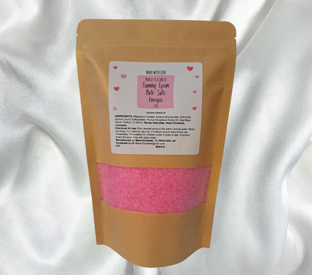Foaming Epsom Bath Salts Energise