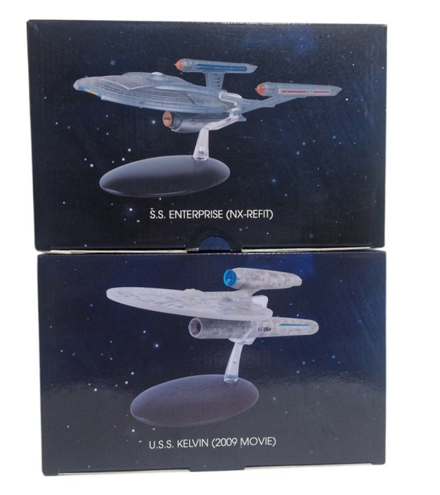 Star Trek S.S Enterprise (NX-Refit), U.S.S Kelvin EAGLEMOSS models