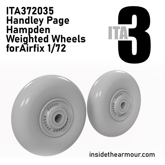 ITA3 - ITA372035 1/72 Weighted Wheels for Airfix