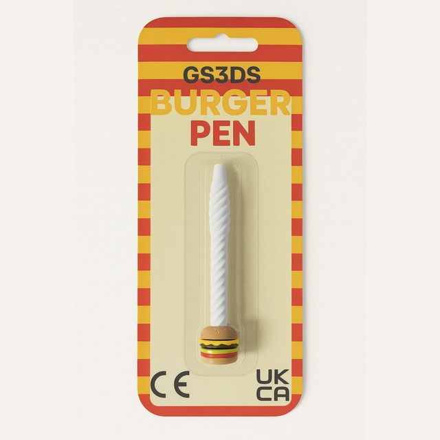 Burger Pen – Inspired by @Jordanism_art | Exclusive to Jordan