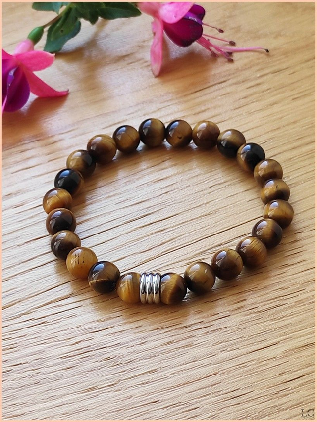 Bracelet 8mm - Oeil de Tigre