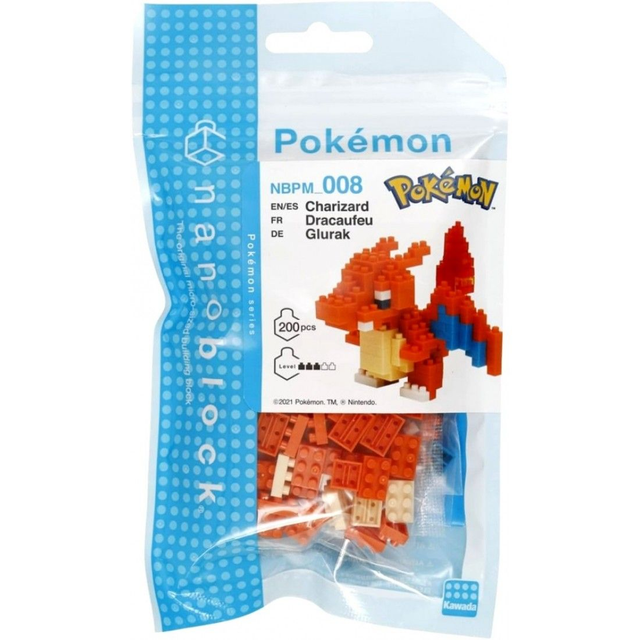 Nanoblock Pokemon Character Pack - Charizard
