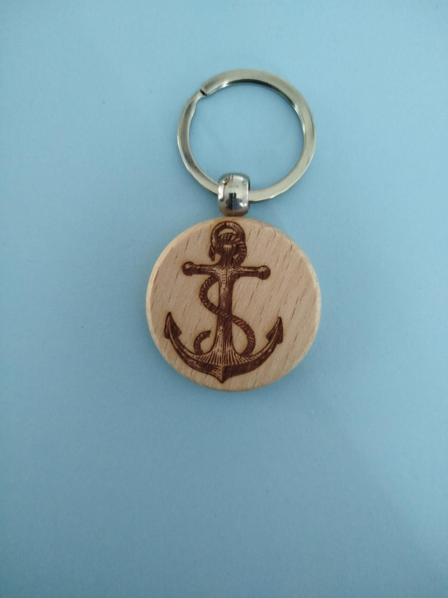 Porte clef ancre de marine 