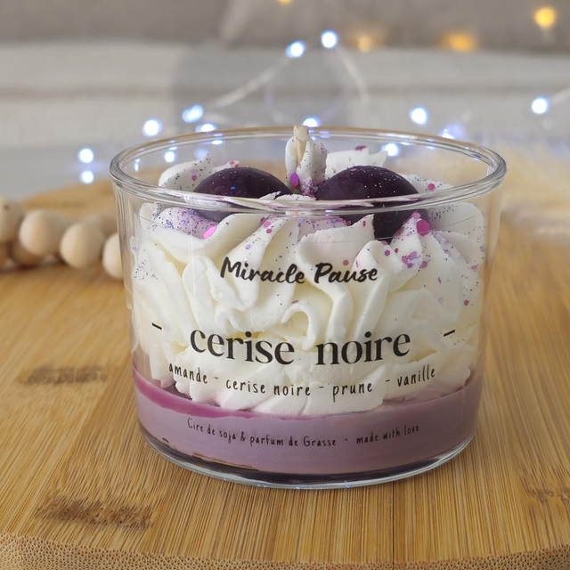 Bougie gourmande CERISE NOIRE 