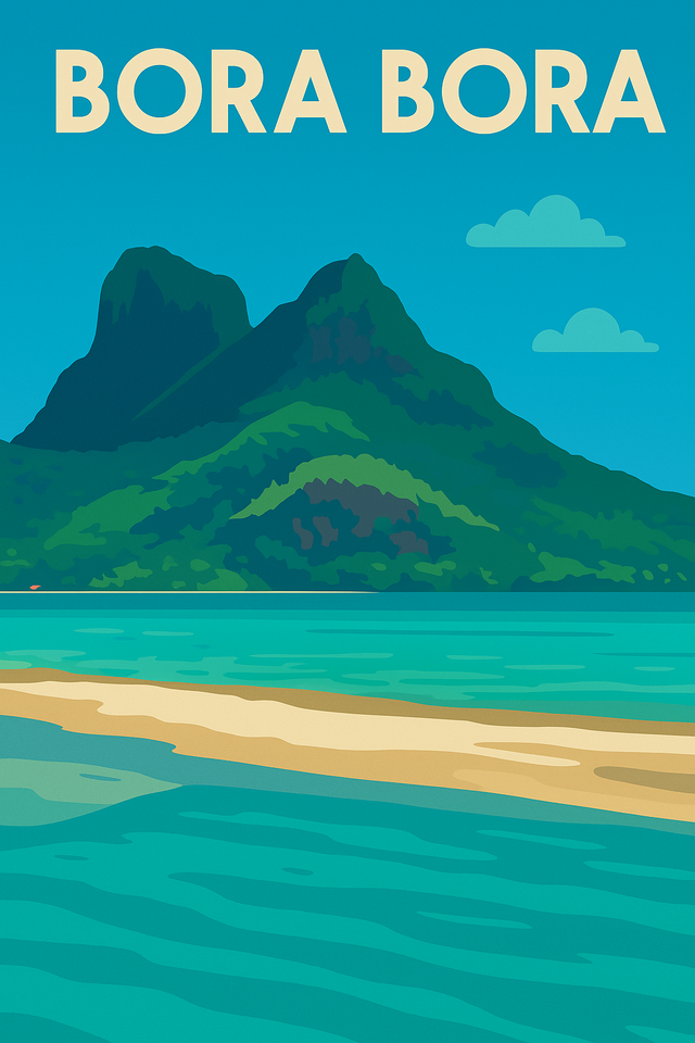 Affiche photo – Bora Bora