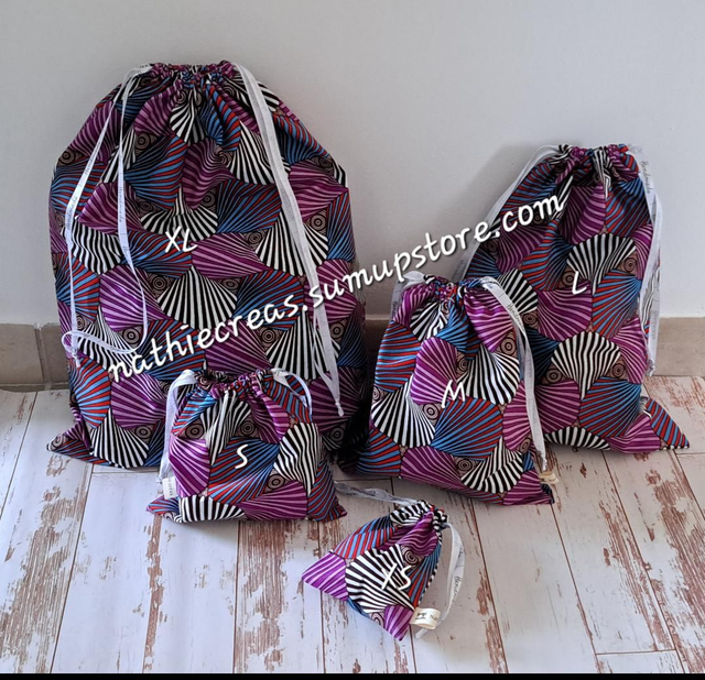 Pochon cadeau, vrac, wax rose