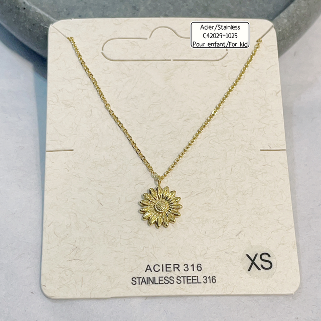 Collier marguerite enfant 