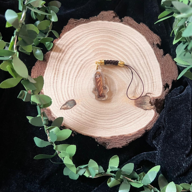 Phone Charm Gato comida // Baggette