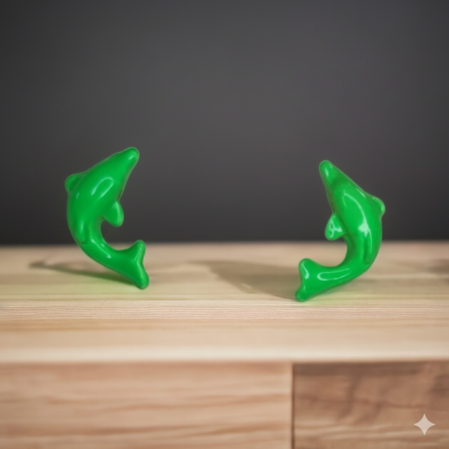 Boucles d'oreilles Dauphin