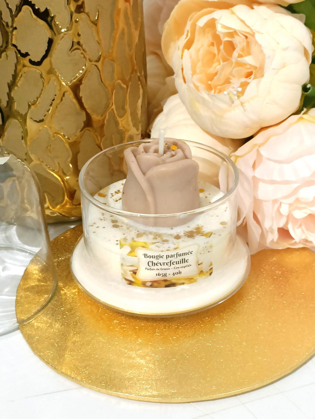 Bougie cloche Chévrefeuille