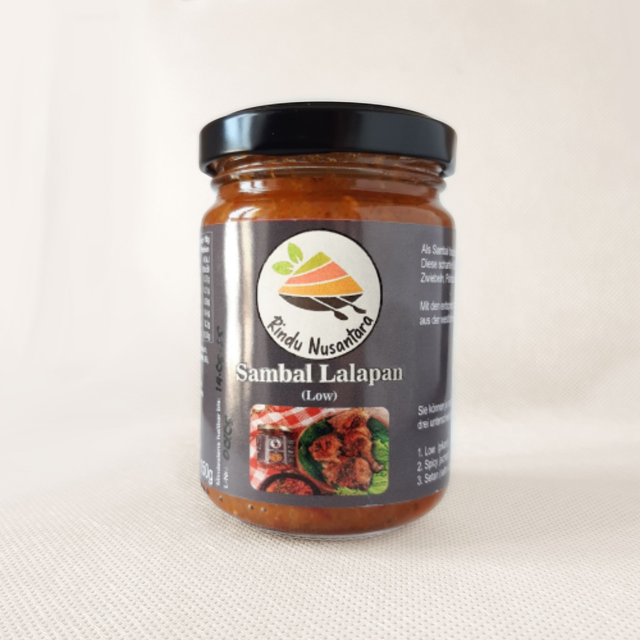 RINDU NUSANTARA Sambal Lalapan (low) - Pâte de piment pour la Salade Crudité (douce)