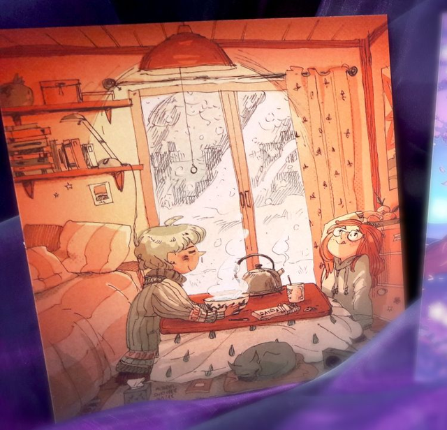 Print Kotatsu et clémentines 🍊