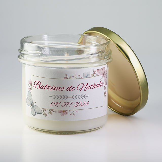 6 pièces de Bougies personnalisées parfumées - Idée-cadeau invités baptême, anniversaire, mariage, retraite, événements d’entreprise, remerciements #2