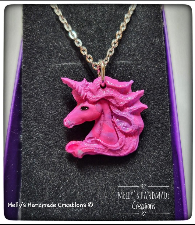 Unicorn Pendant on silver chain