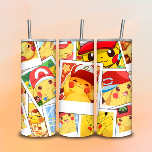 Tumbler Photo Pikatchu
