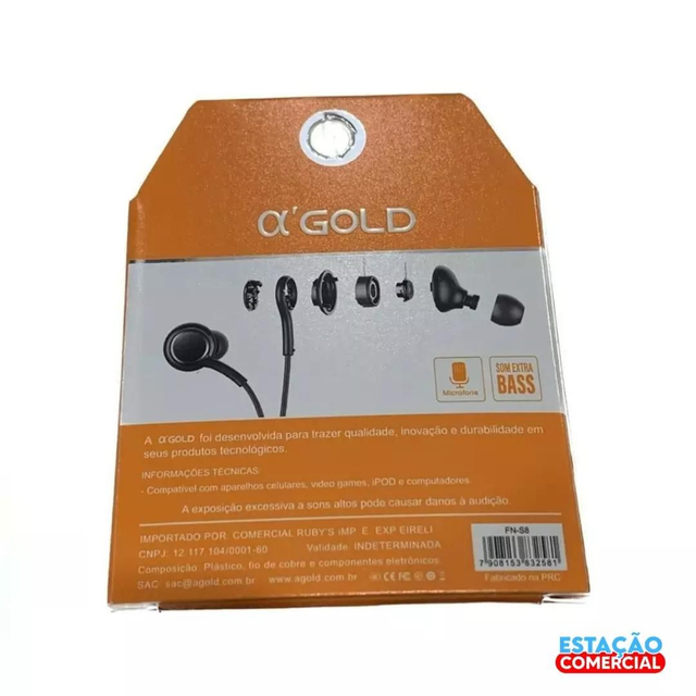 Fone De Ouvido Com Fio