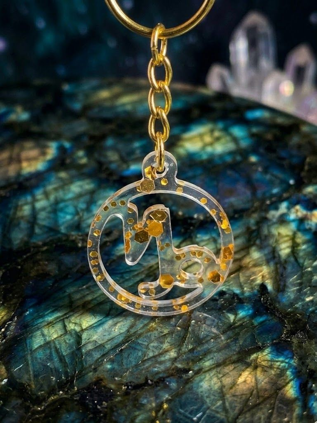Porte clés Signe Astrologique OR