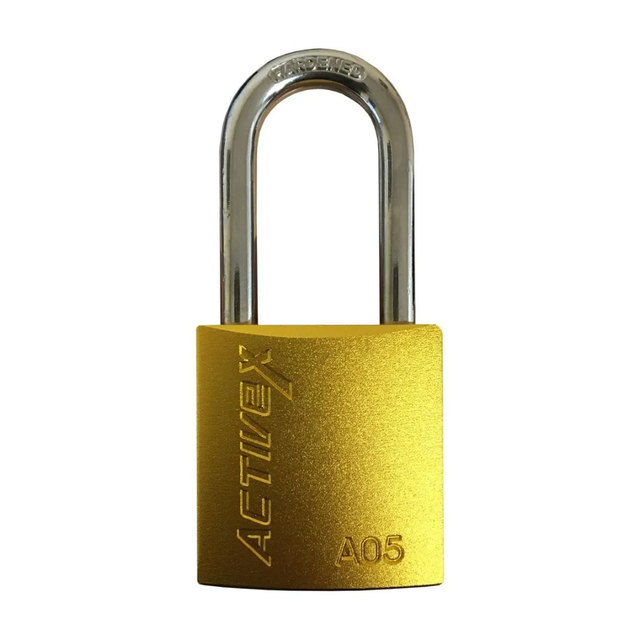 Candado Activex A05 Cuerpo Aluminio Dorado