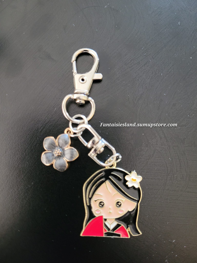 Bijou Sakado argenté Mulan