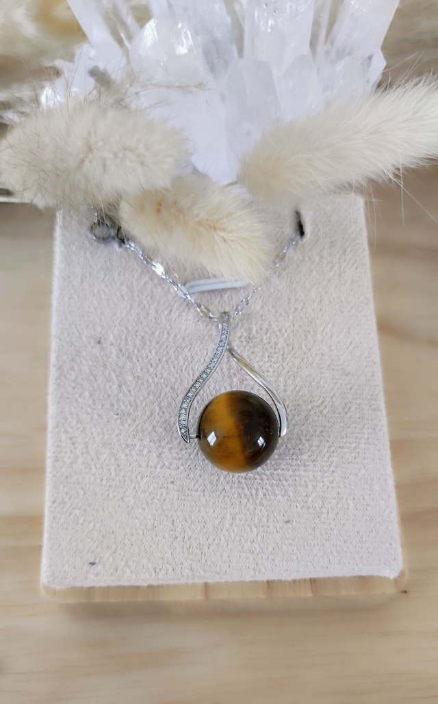 Pendentif Oeil de tigre