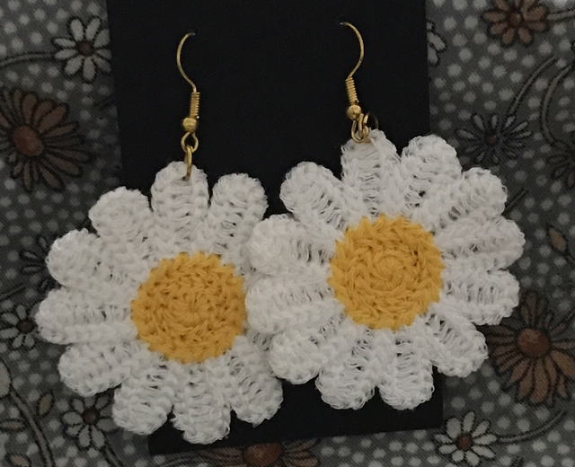 Mixed Coloured Crochet Dangling Earrings - MCDE04