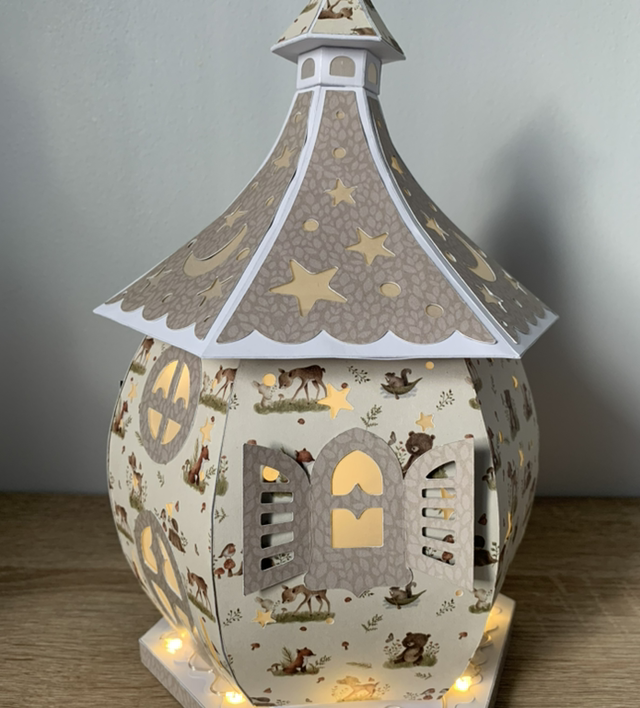 Maison lumineuse animaux