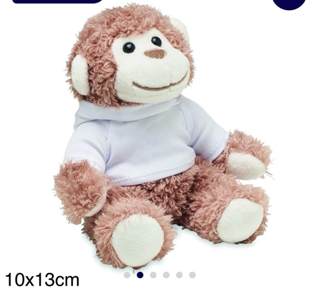 Peluche singe ou vache