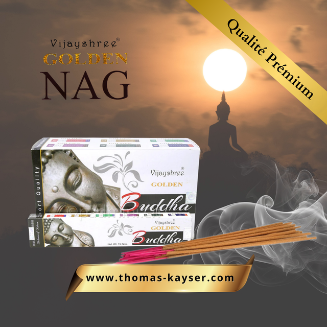 Encens Golden Nag Bouddha 15g